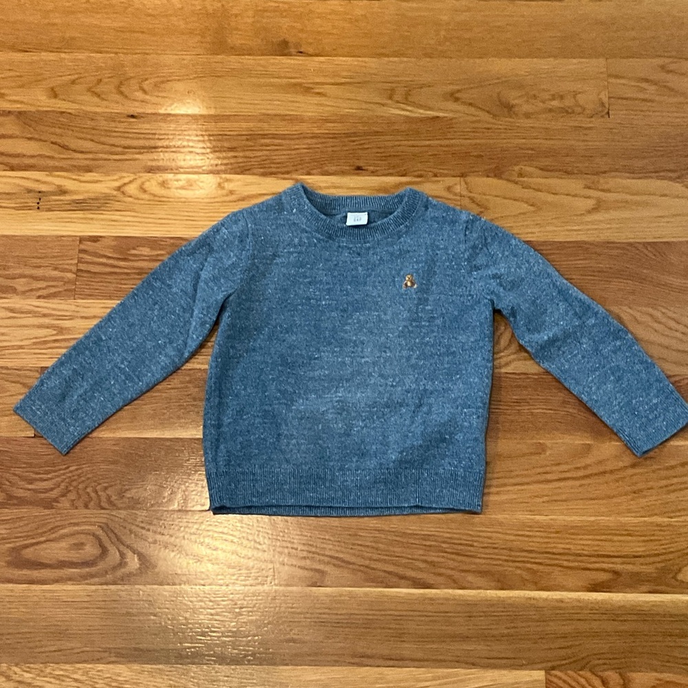 Baby GAP Heather Blue Crewneck Sweater